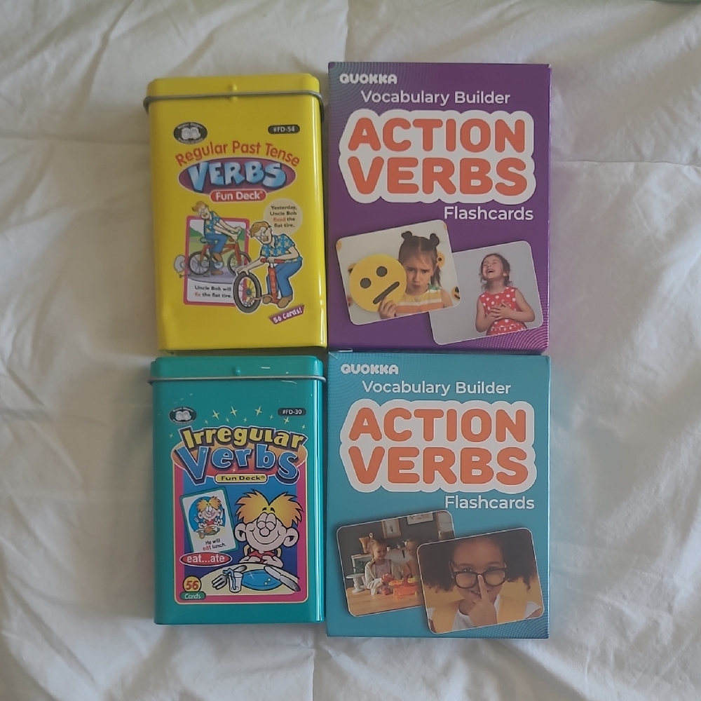 Verbs Flashcards Set
